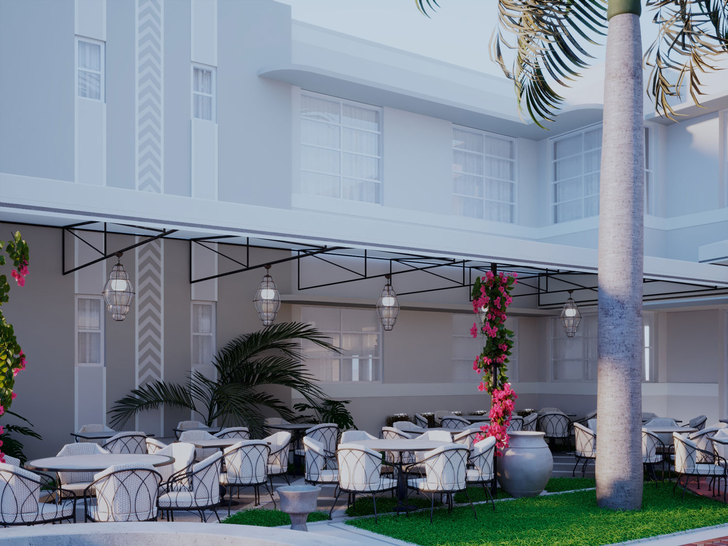 South Beach Hotel Casa Farina Restaurant, South Beach, FL, Veronica Mishaan